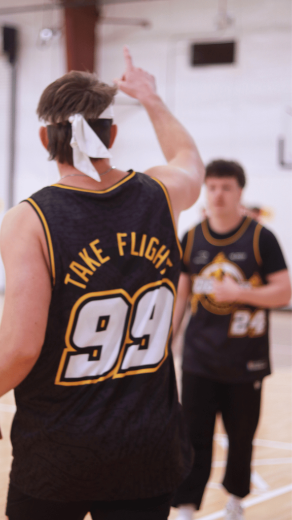 #99 checking into the game in Dunk Ball Basketball League